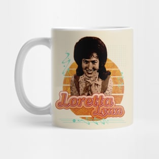 Loretta Lynn \\ Retro Art Mug